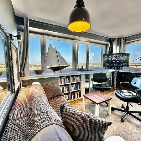 Super Apartament Grey Centrum 2X Metro Fast Wifi 300 Mbs Netflix Appletv Smarttv Spotify Panorama Miasta Warszawa Eksteriør bilde