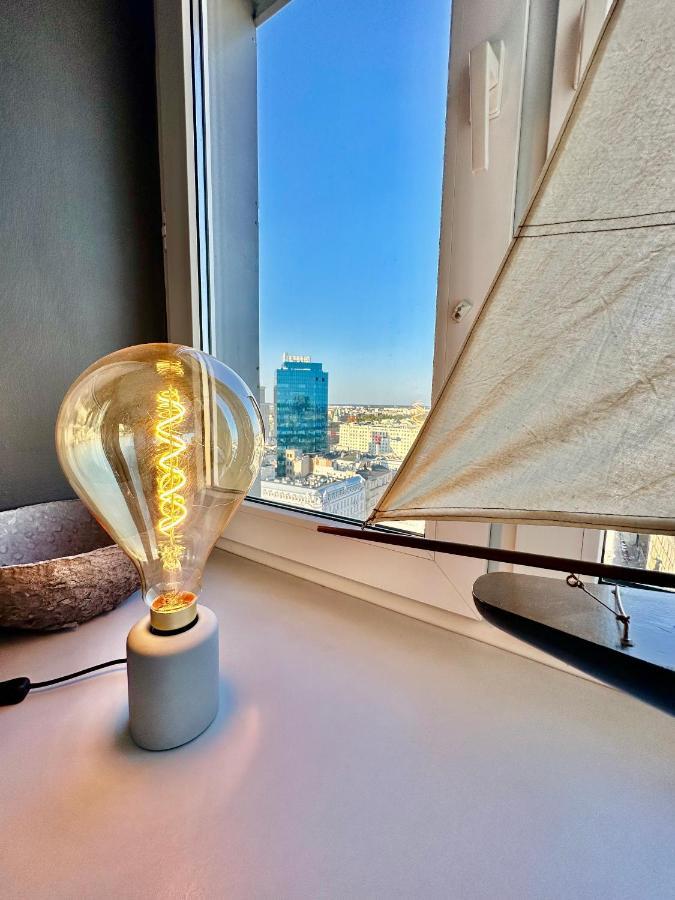 Super Apartament Grey Centrum 2X Metro Fast Wifi 300 Mbs Netflix Appletv Smarttv Spotify Panorama Miasta Warszawa Eksteriør bilde