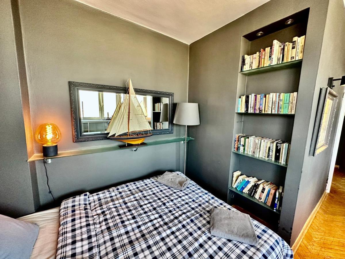 Super Apartament Grey Centrum 2X Metro Fast Wifi 300 Mbs Netflix Appletv Smarttv Spotify Panorama Miasta Warszawa Eksteriør bilde