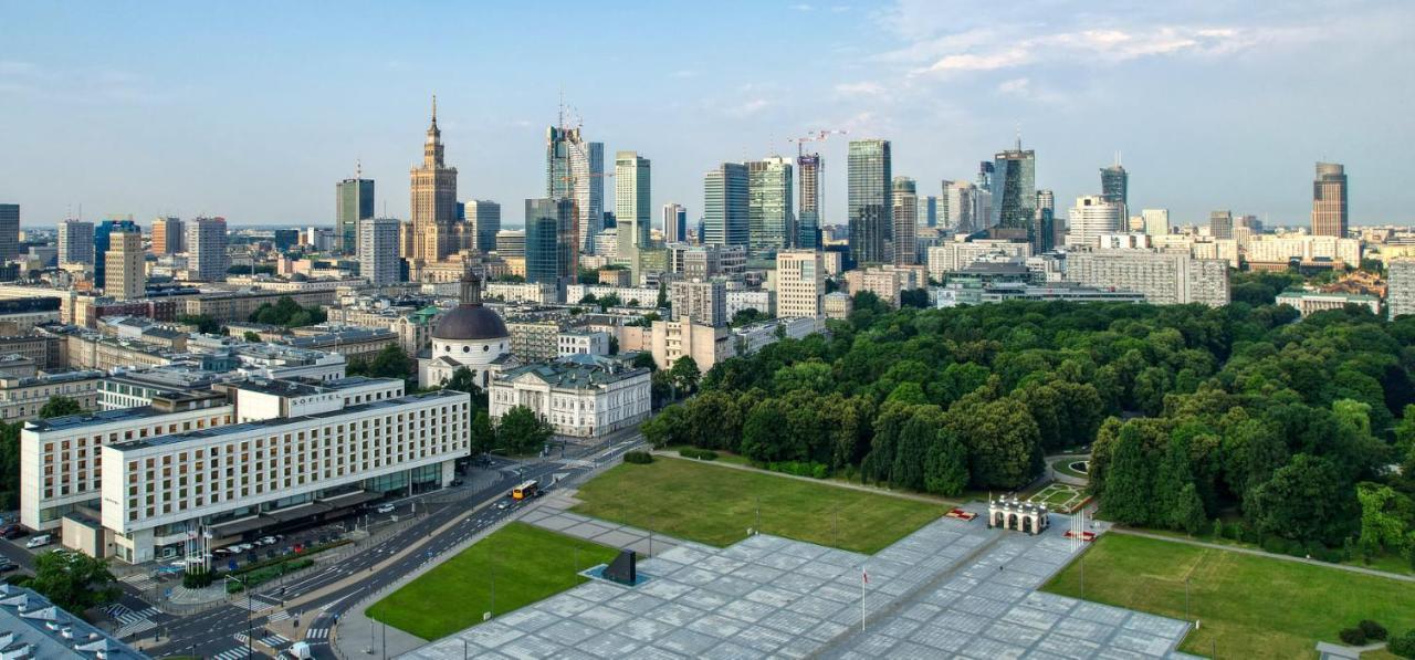 Super Apartament Grey Centrum 2X Metro Fast Wifi 300 Mbs Netflix Appletv Smarttv Spotify Panorama Miasta Warszawa Eksteriør bilde