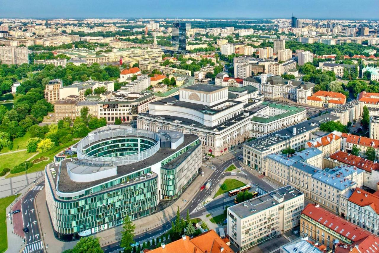 Super Apartament Grey Centrum 2X Metro Fast Wifi 300 Mbs Netflix Appletv Smarttv Spotify Panorama Miasta Warszawa Eksteriør bilde