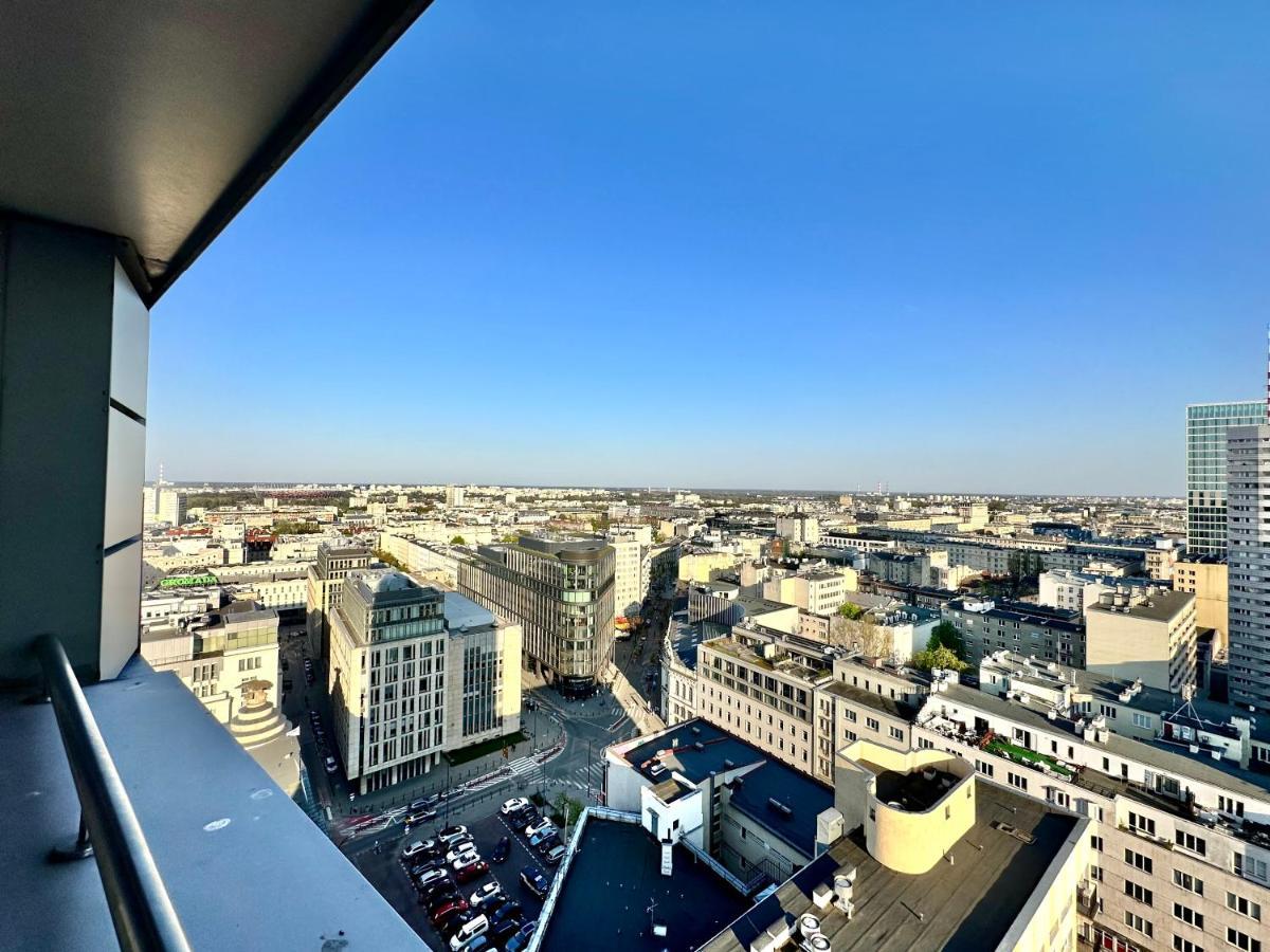 Super Apartament Grey Centrum 2X Metro Fast Wifi 300 Mbs Netflix Appletv Smarttv Spotify Panorama Miasta Warszawa Eksteriør bilde