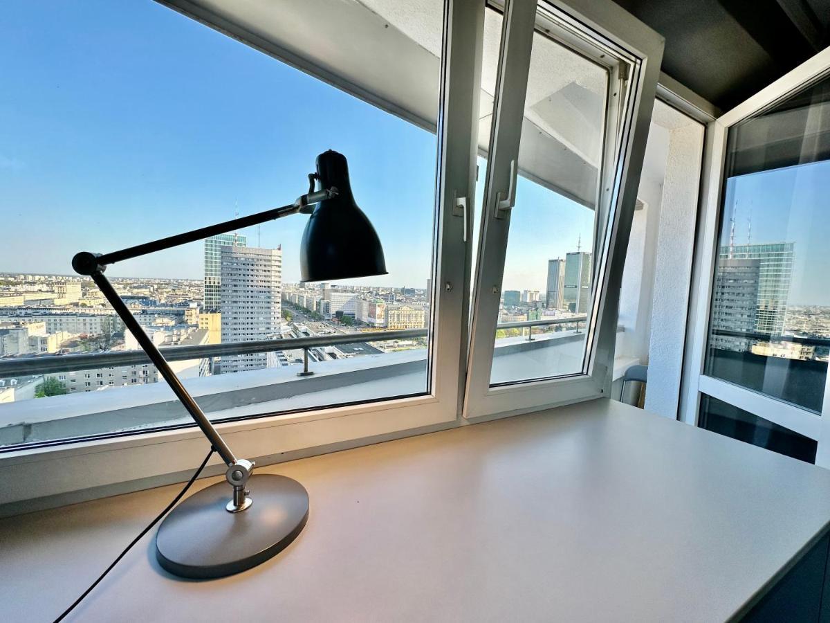Super Apartament Grey Centrum 2X Metro Fast Wifi 300 Mbs Netflix Appletv Smarttv Spotify Panorama Miasta Warszawa Eksteriør bilde