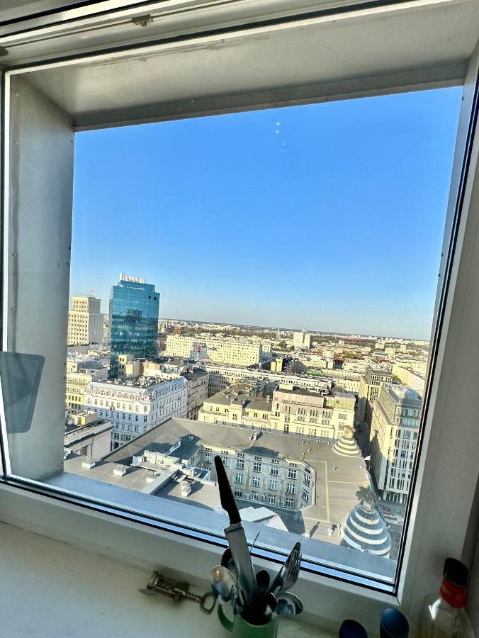 Super Apartament Grey Centrum 2X Metro Fast Wifi 300 Mbs Netflix Appletv Smarttv Spotify Panorama Miasta Warszawa Eksteriør bilde