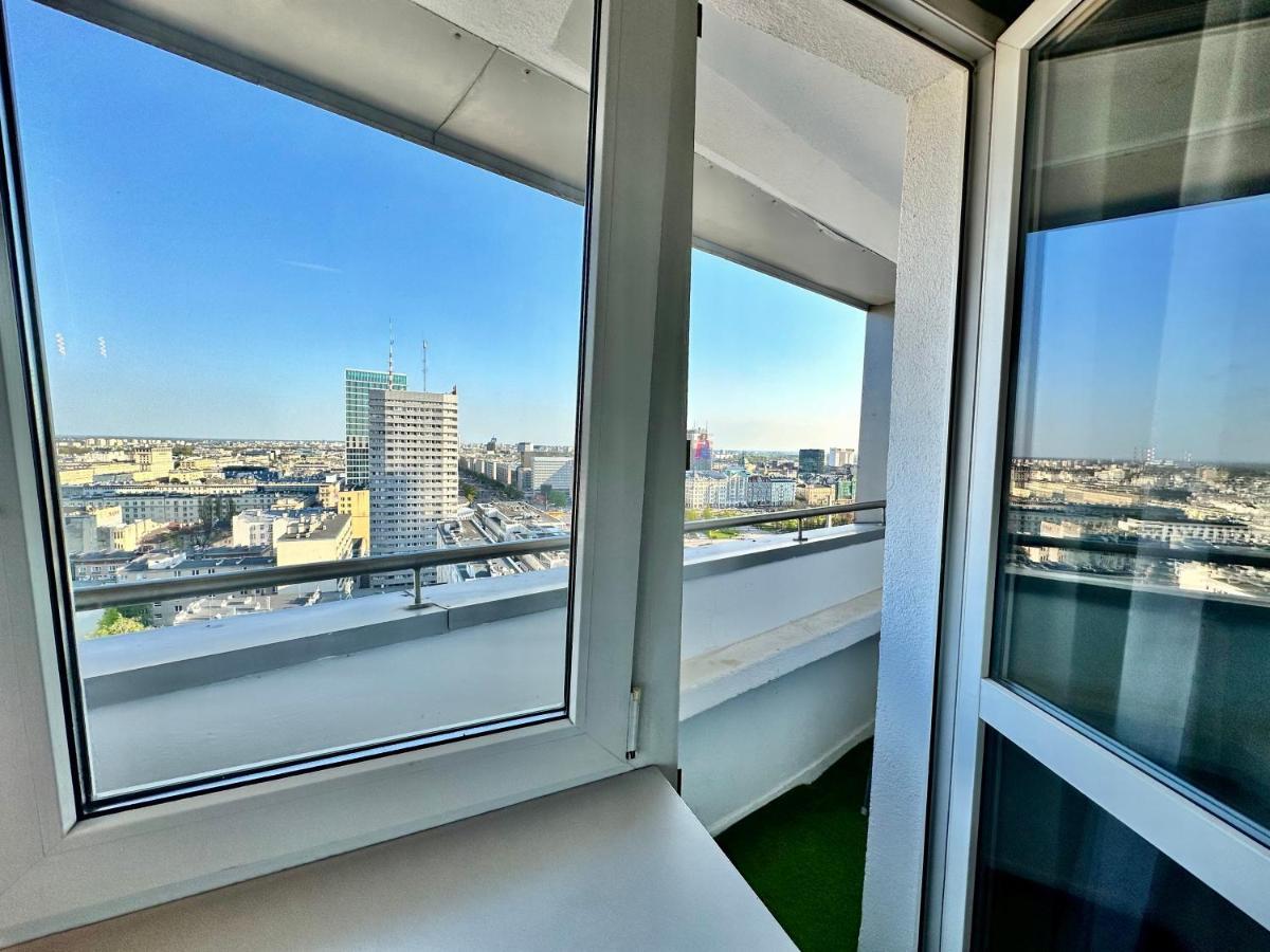 Super Apartament Grey Centrum 2X Metro Fast Wifi 300 Mbs Netflix Appletv Smarttv Spotify Panorama Miasta Warszawa Eksteriør bilde