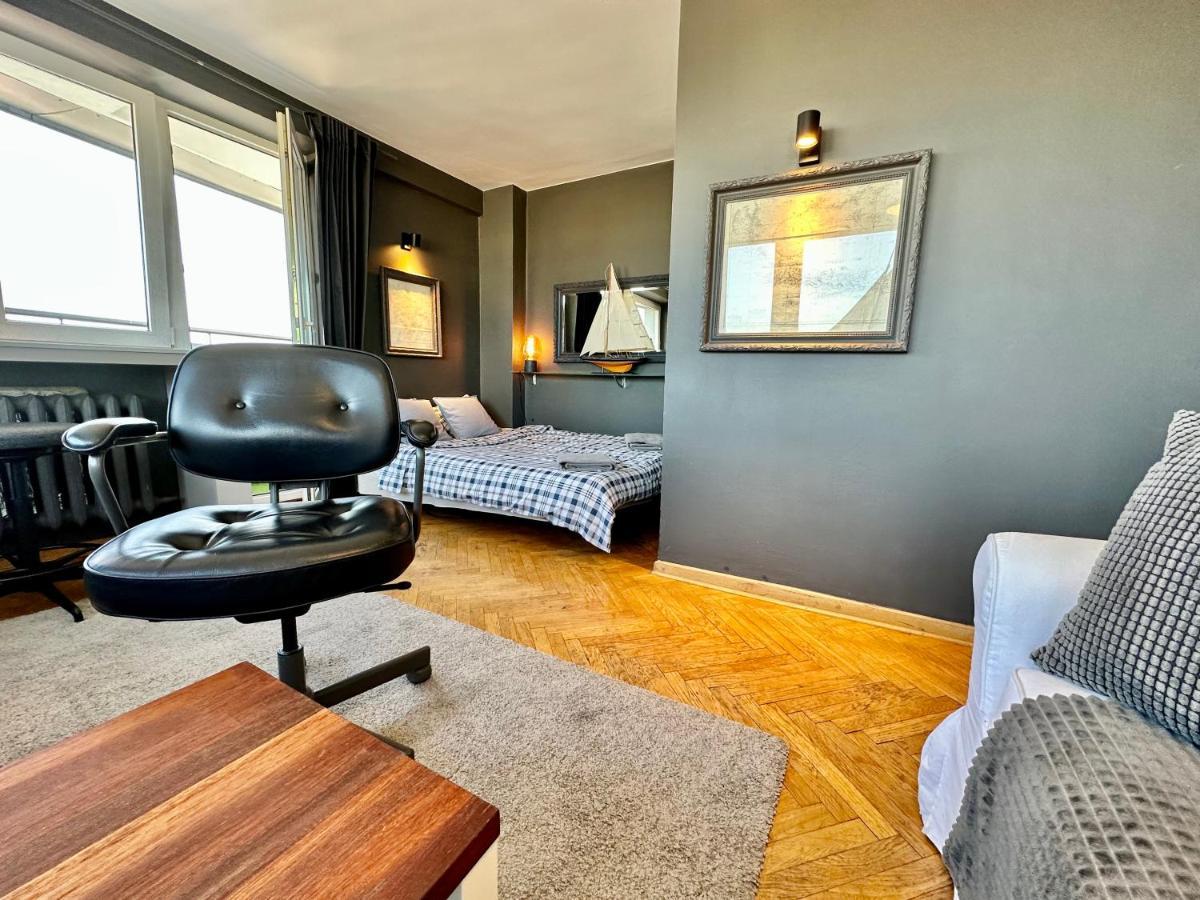 Super Apartament Grey Centrum 2X Metro Fast Wifi 300 Mbs Netflix Appletv Smarttv Spotify Panorama Miasta Warszawa Eksteriør bilde